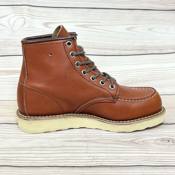 Red Wing Heritage 8875 Irish Setter Mens 4E Moc-Toe Work Boot 6" Oro Russet USA - Picture 6 of 16